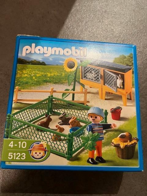 Playmobil Verzorgingsplaats met konijnen nr 5123, Kinderen en Baby's, Speelgoed | Playmobil, Ophalen, Zo goed als nieuw