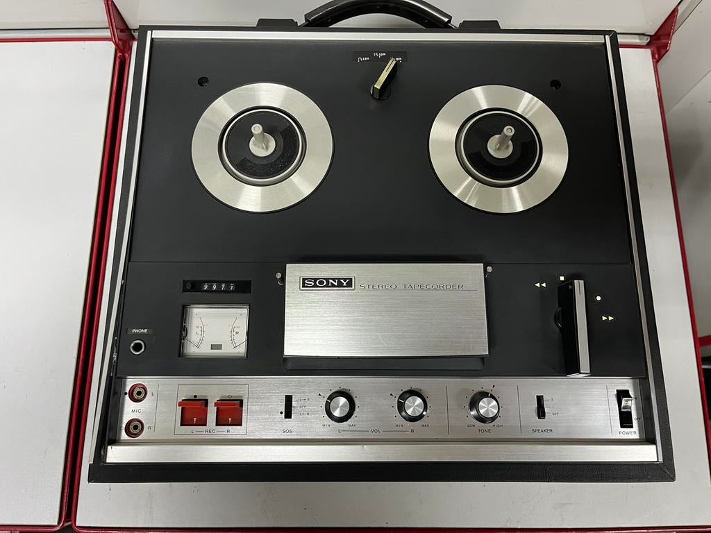Sony TC-252 — bandrecorder met 2 sporen — vintage jaren 60, Audio, Tv en Foto, Bandrecorder, Ophalen, Bandrecorder