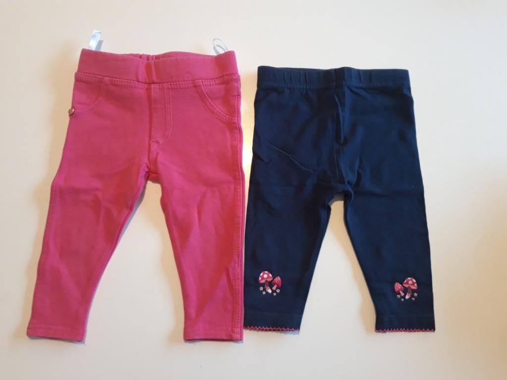 2 broekjes - Maat 68, Kinderen en Baby's, Babykleding | Maat 68, Zeeman, Gebruikt, Broekje, Meisje