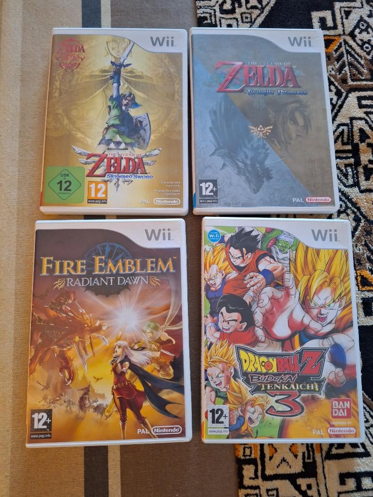 7 spelletjes Nintendo Wii in hun originele dozen, Ophalen, Zo goed als nieuw, Avontuur en Actie