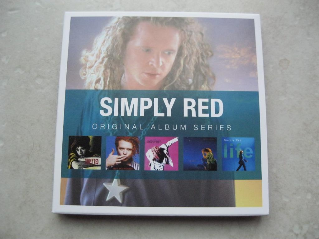 5 x cd simply red original album series, Ophalen of Verzenden, Zo goed als nieuw