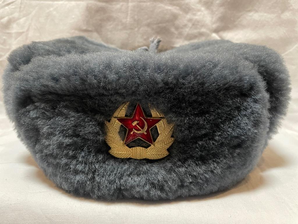 Chapeau en fourrure DDR NVA, Collections, Objets militaires | Général, Enlèvement ou Envoi