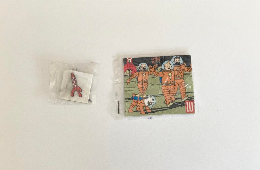 Kuifje, de raket van Lu en Pin, nieuw verpakt, Ophalen of Verzenden, Kuifje, Zo goed als nieuw, Beeldje of Figuurtje