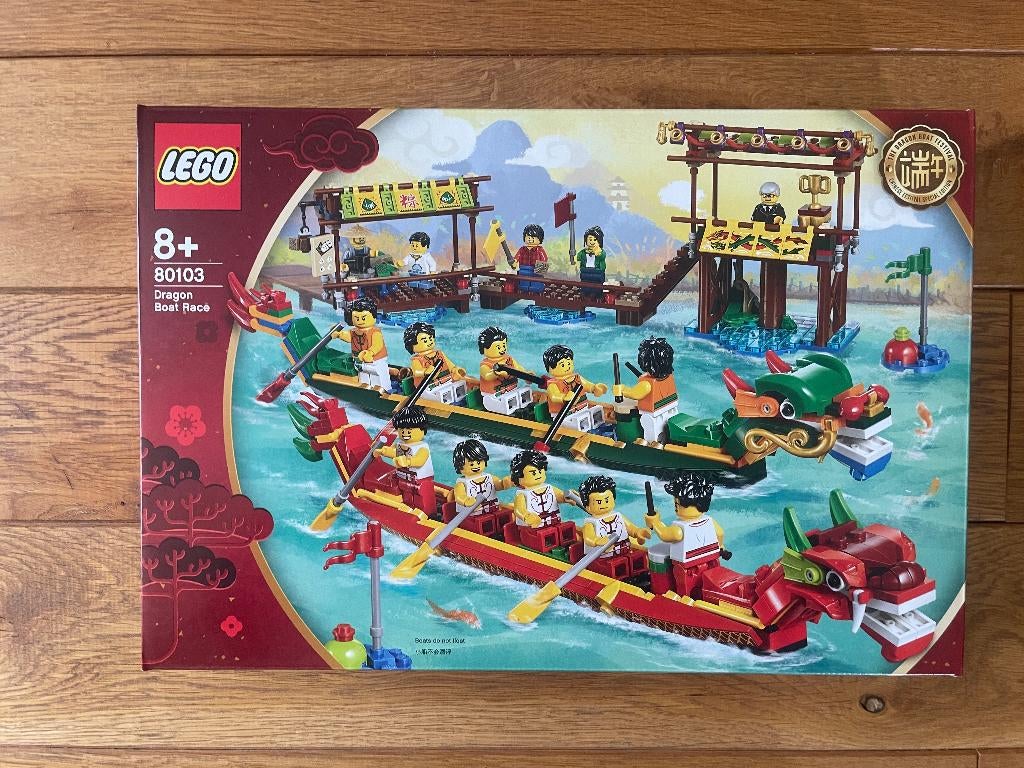 Lego - Chinese Festival  - Drakenbootrace - 80103 (sealed), Ophalen of Verzenden, Nieuw, Complete set, Lego