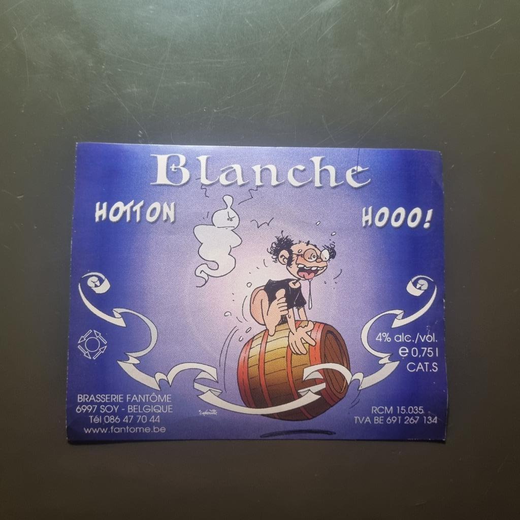 Etiquette Blanche Hotton, Enlèvement ou Envoi, Utilisé, Autres types, Autres marques