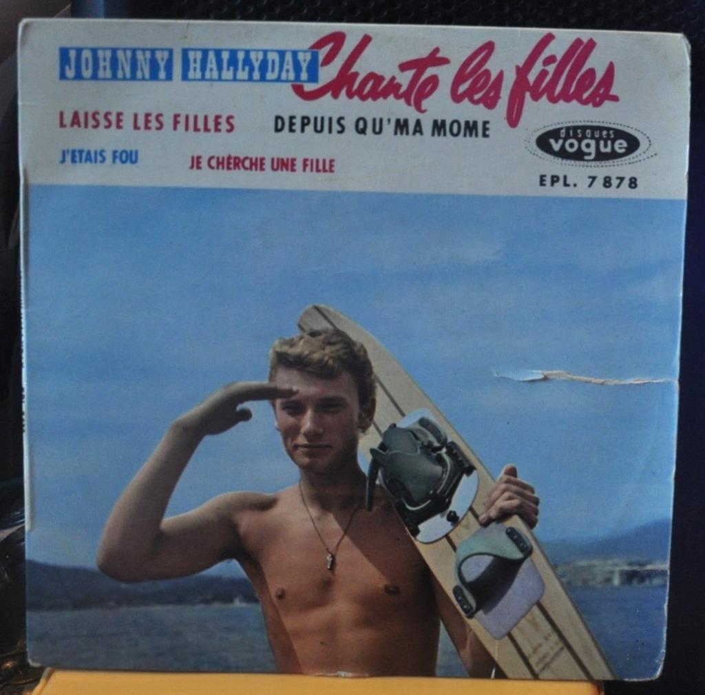 vinyl 45 tours Johnny hallyday chante les filles (x 20324), CD & DVD, Enlèvement ou Envoi, Utilisé