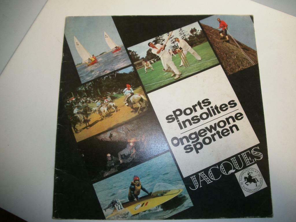 Album "Sports insolites - Ongewone sporten" (Jacques) (Verza, Collections, Enlèvement ou Envoi, Gravure, Utilisé, Autres sujets/thèmes