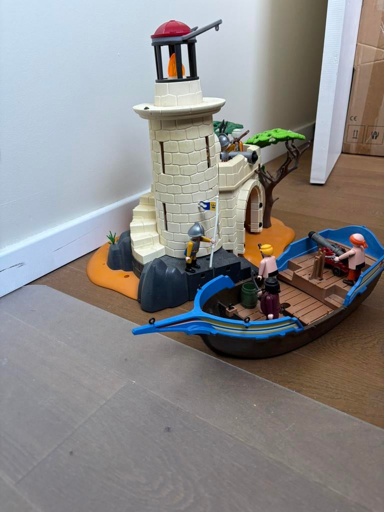 Playmobil Spaanse soldaten + versterkt vuurtorenpiratenschip, Kinderen en Baby's, Speelgoed | Playmobil, Ophalen of Verzenden