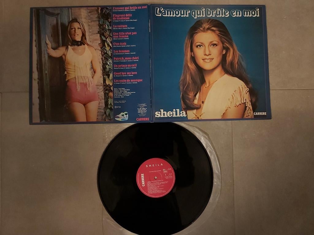 Sheila, l'amour qui brûle en moi, 33 tours, Enlèvement ou Envoi, Comme neuf