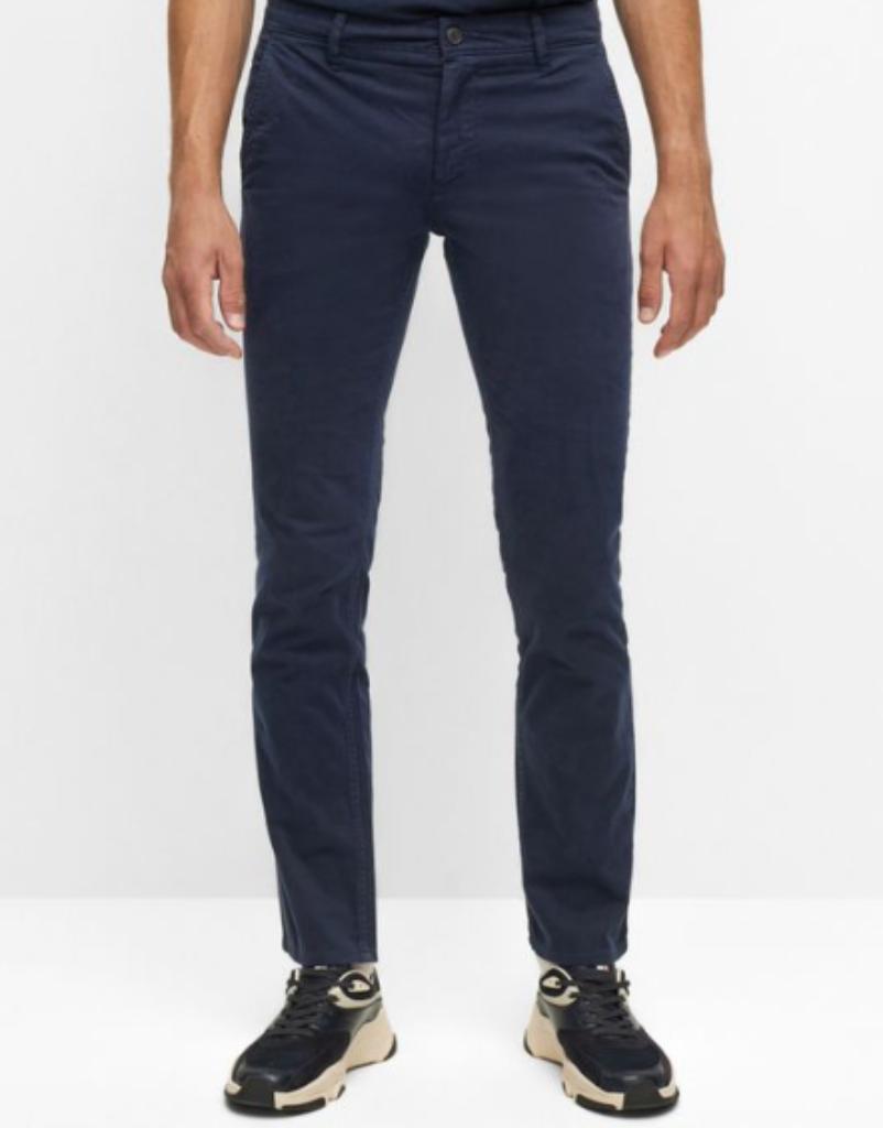Pantalon chino Hugo Boss, taille W29/L34, taille S, Enlèvement ou Envoi, Hugo boss, Porté, Bleu
