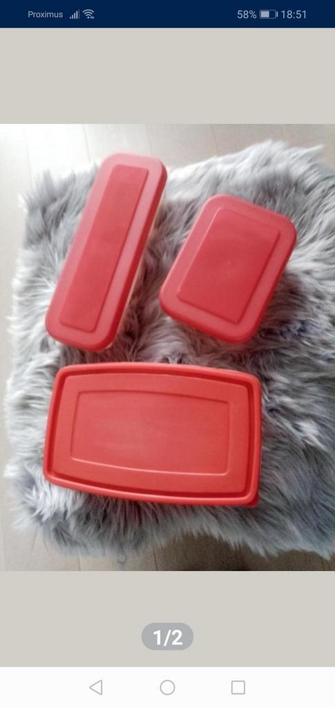 3 boîtes de rangement ou pour le congélateur, Ikea,, Enlèvement ou Envoi