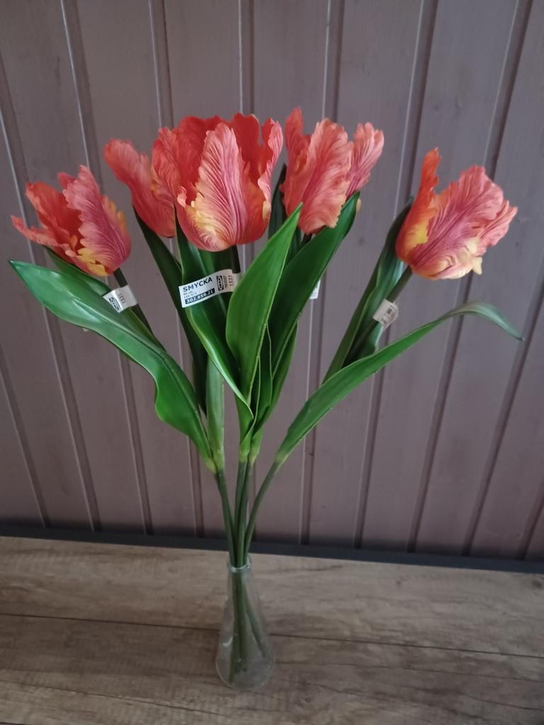 Cinq tiges de fleurs artificielles Smycka (Ikea) 60 cm, Enlèvement ou Envoi, Comme neuf