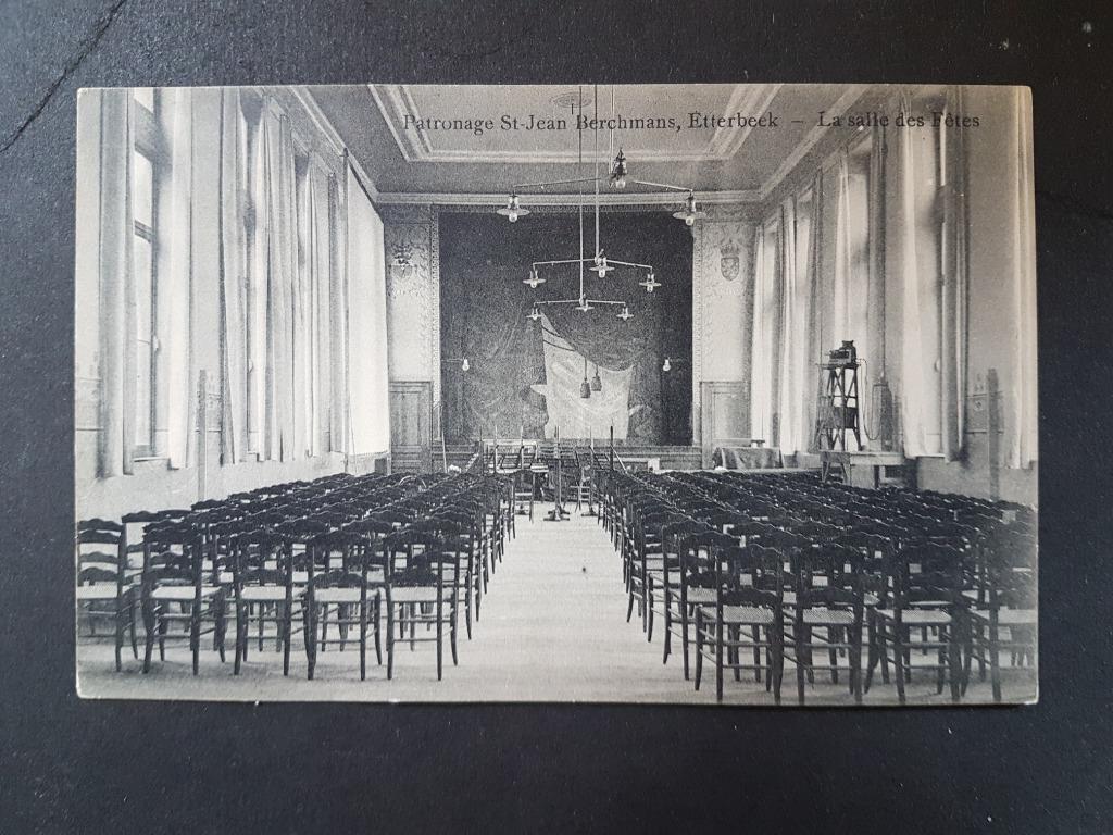 Etterbeek Brussel Patronage St-Jean Berchmans Salle Fêtes, Ophalen of Verzenden, Voor 1920, Ongelopen, Brussel (Gewest)