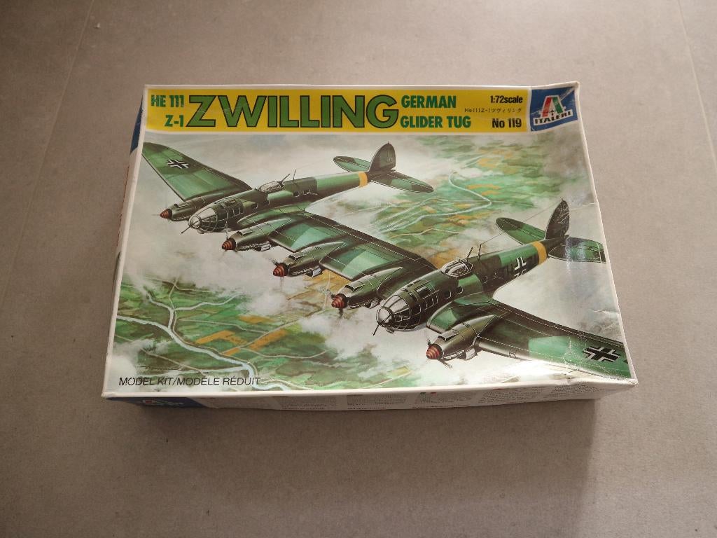 Italeri Heinkel HE 111, Hobby & Loisirs créatifs, Modélisme | Avions & Hélicoptères, Comme neuf, 1:72 à 1:144, Avion, Italeri