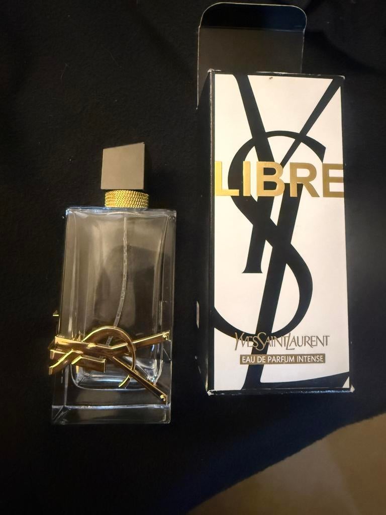 Bouteille parfum vide LIBRE d’YSL avec boite, Enlèvement, Utilisé, Bouteille de parfum