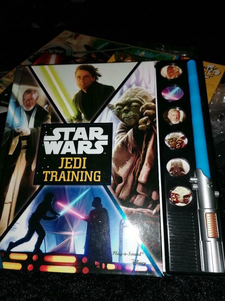 Star wars boek met geluiden en lichtgevende staf, Verzamelen, Verzenden, Zo goed als nieuw