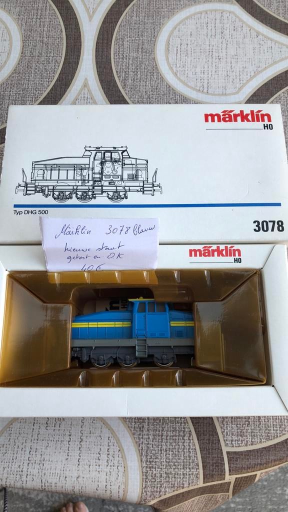 Märklin. Werkertje 3078, Ophalen, Zo goed als nieuw, Märklin