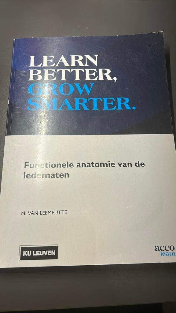 Marc Van Leemputte - Functionele anatomie van de ledematen, Boeken, Ophalen, Zo goed als nieuw, Marc Van Leemputte