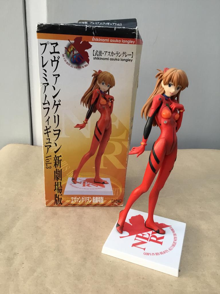 Evangelion :2.0 shikinami asuka langley premium figurine, Ophalen of Verzenden, Zo goed als nieuw