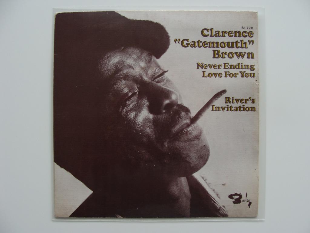 Clarence Gatemouth Brown – Never Ending Love For You (1972), Cd's en Dvd's, Vinyl Singles, Ophalen of Verzenden, 7 inch, Jazz en Blues