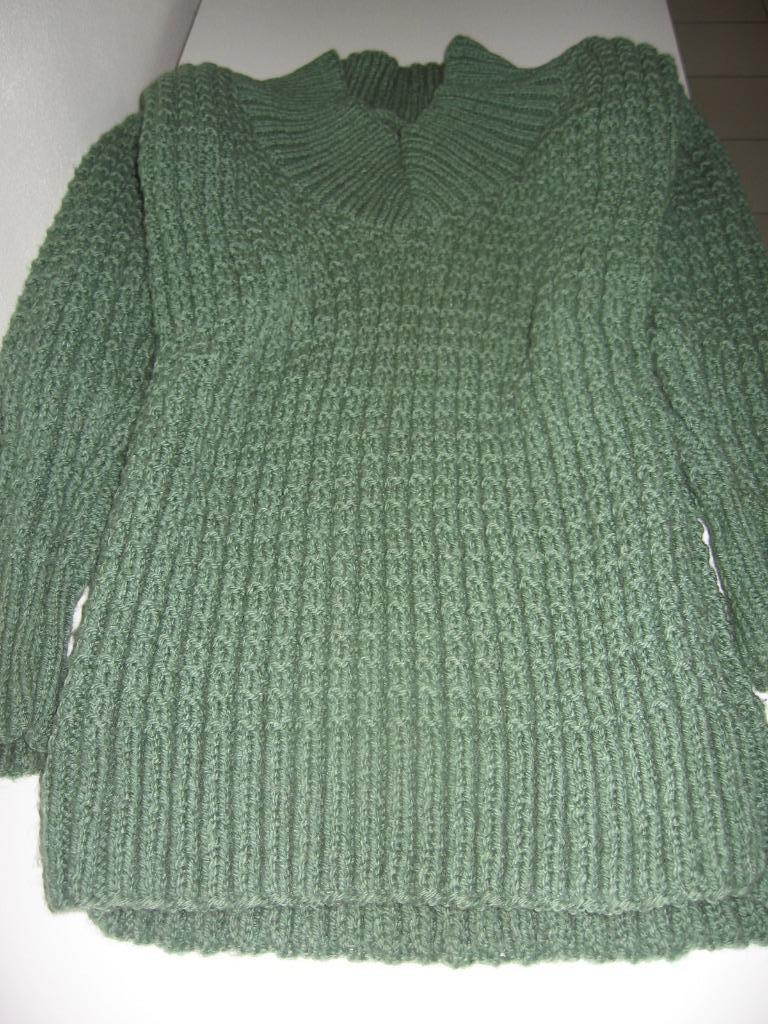 Grote handgemaakte trui, gemaakt van acrylwol, handgebreide, Nieuw, Ophalen of Verzenden, Tricoté Main, Maat 36 (S)