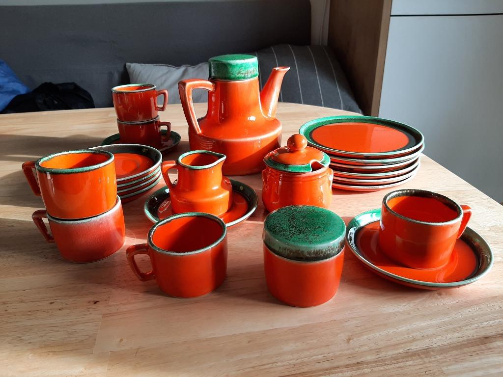 Zell am Harmersbach design koffieset, Verzenden, Gebruikt, Overige materialen, Overige typen