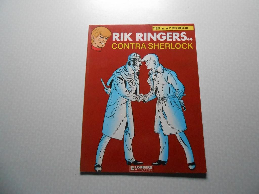 Rik Ringers 44 Rik Ringers contra Sherlock 1987 1 ste druk., Eén stripboek, Nieuw, Tibet & A.P. Duchâteau, Ophalen of Verzenden