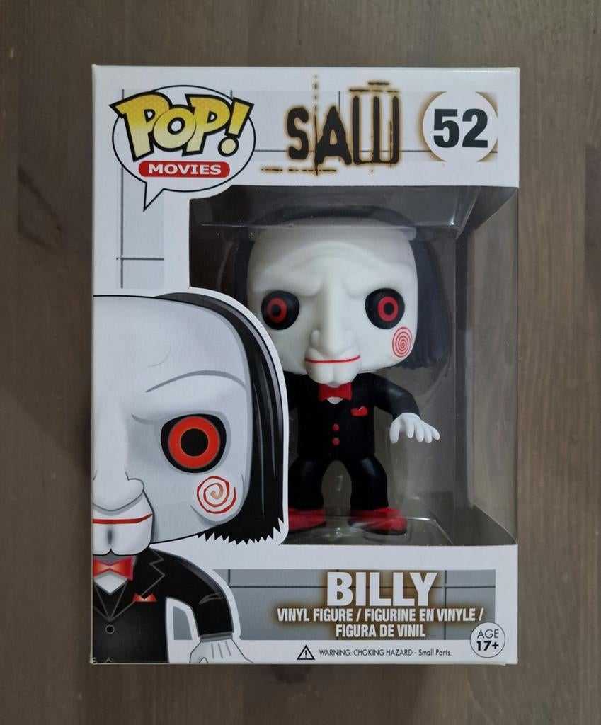 Funko pop 52 Billy Saw, Collections, Enlèvement ou Envoi, Neuf, Fantasy