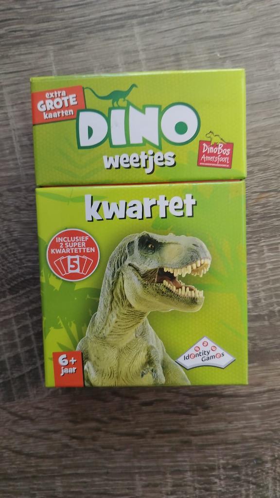 Dino weetjes kwartet, Verzamelen, Speelkaarten, Jokers en Kwartetten, Ophalen, Nieuw, Kwartet(ten)