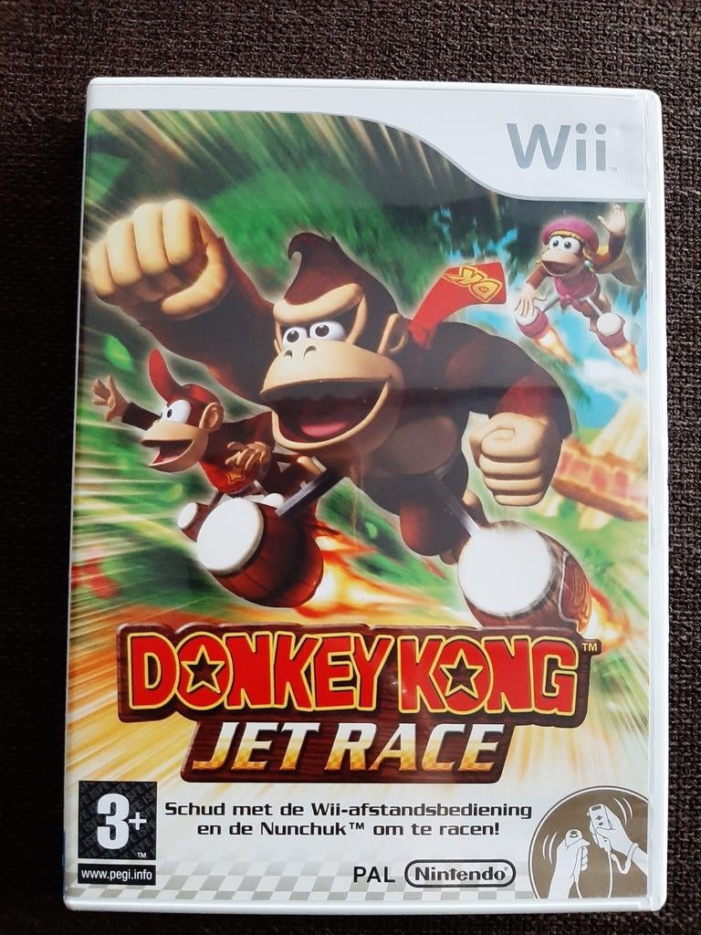 Wii Donkey Kong - Jet race (compleet), Ophalen of Verzenden, Zo goed als nieuw