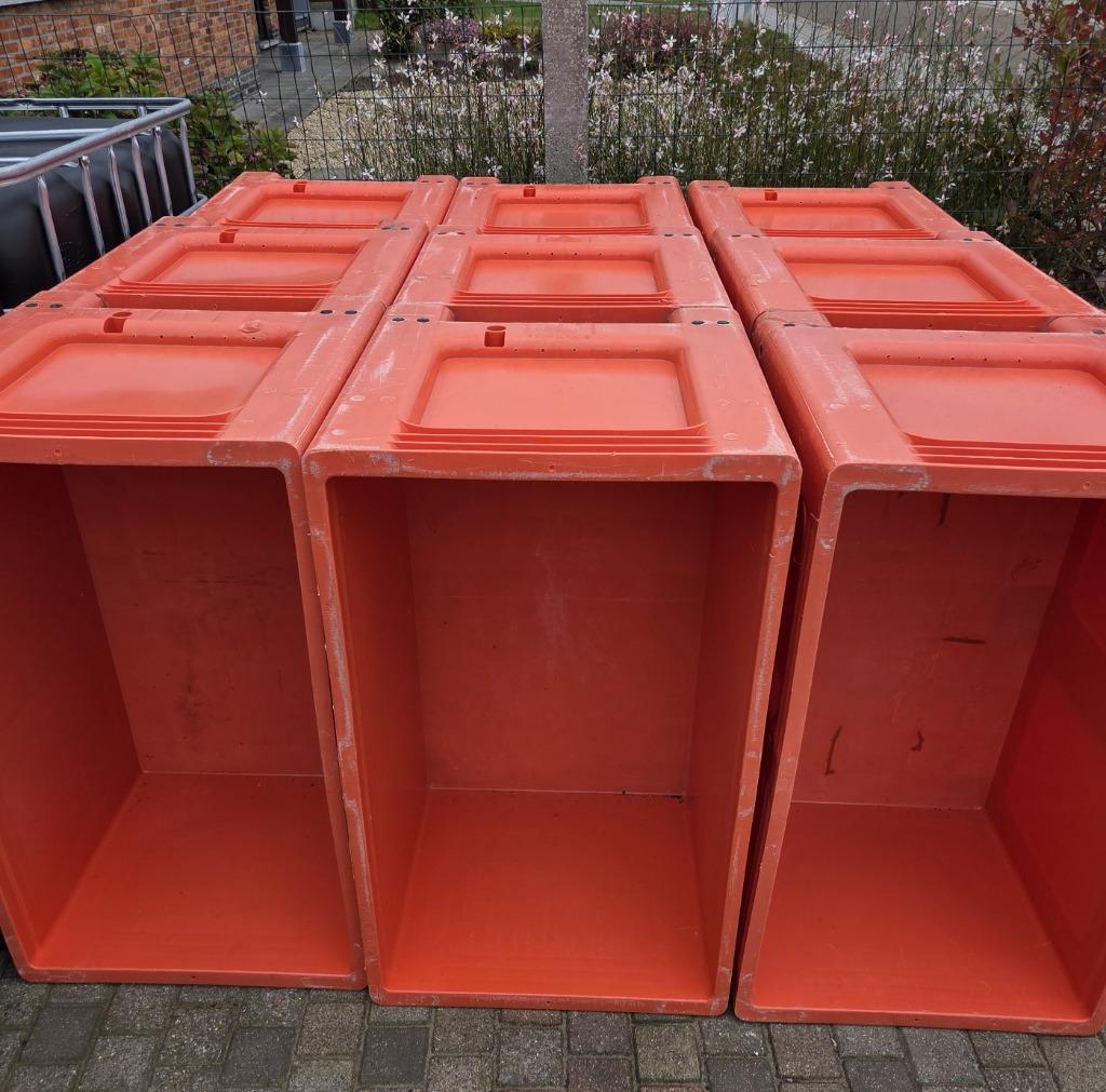 Palletboxen  (Tonnen,Vaten), Tuin en Terras, Regentonnen, Gebruikt, Kunststof, 150 liter of meer, Ophalen