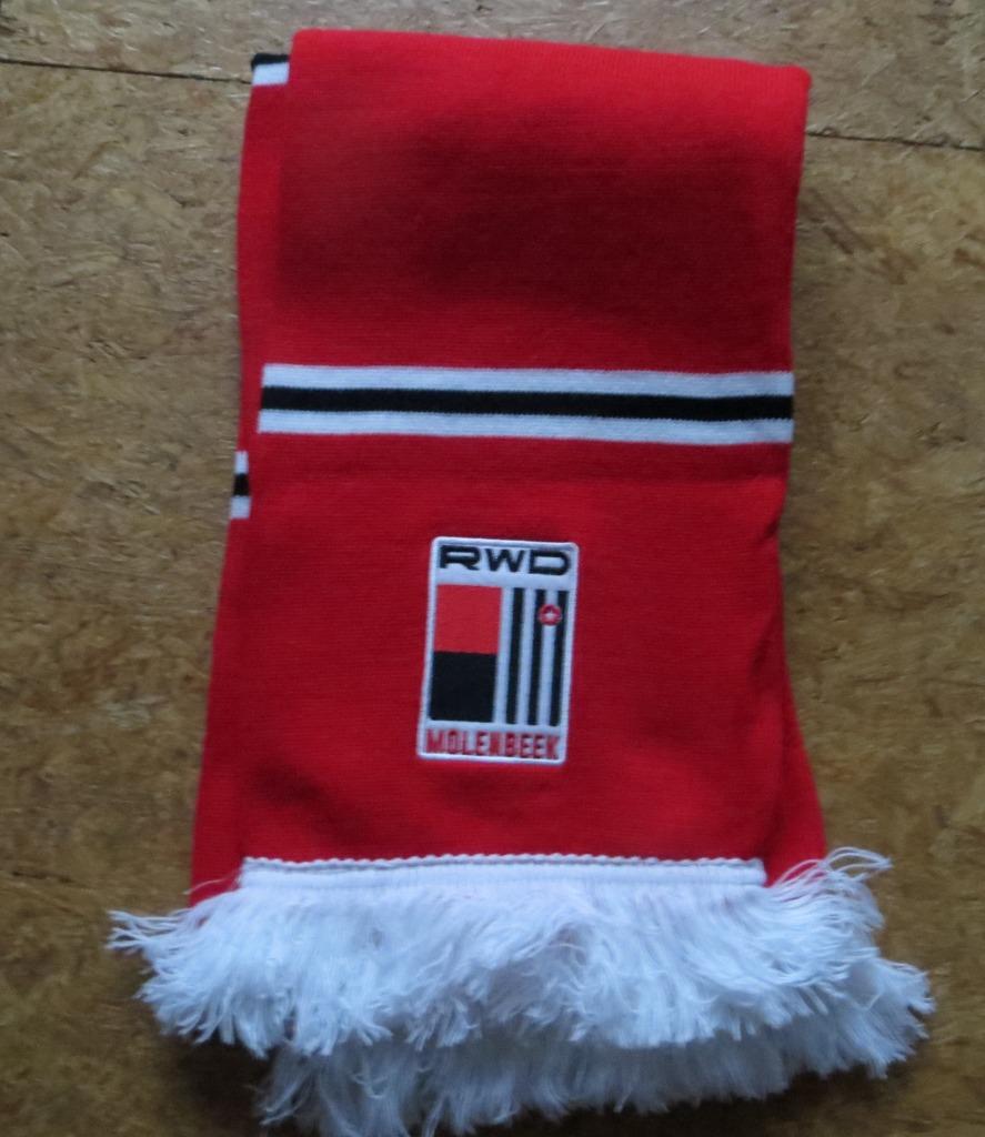 ECHARPE RWDM RAYEE ROUGE - FOOTBALL, Envoi, Neuf, Fanion ou Écharpe