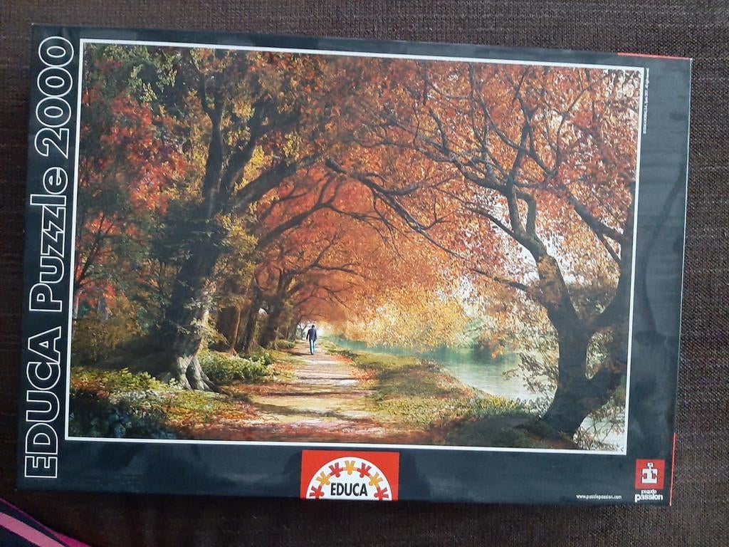 Puzzel 2000 stuks herfst landschap Educa, Ophalen of Verzenden, Zo goed als nieuw