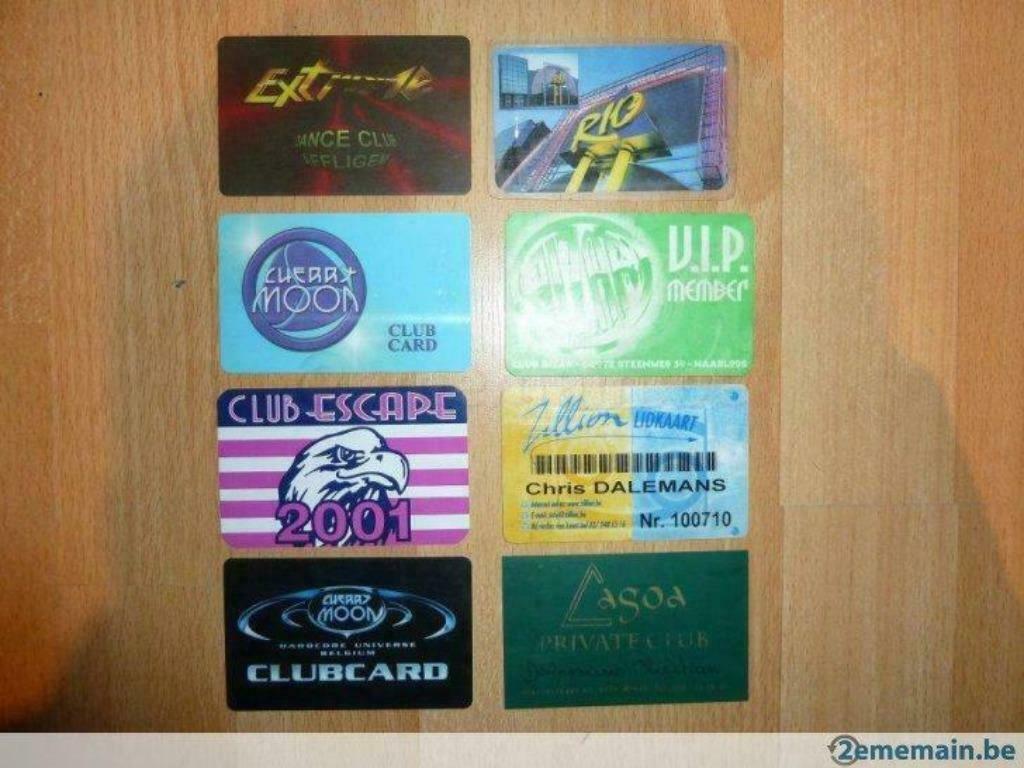 Recherche anciennes cartes de membre provenant de clubs, Verzamelen, Verzenden, Gebruikt, Overige typen