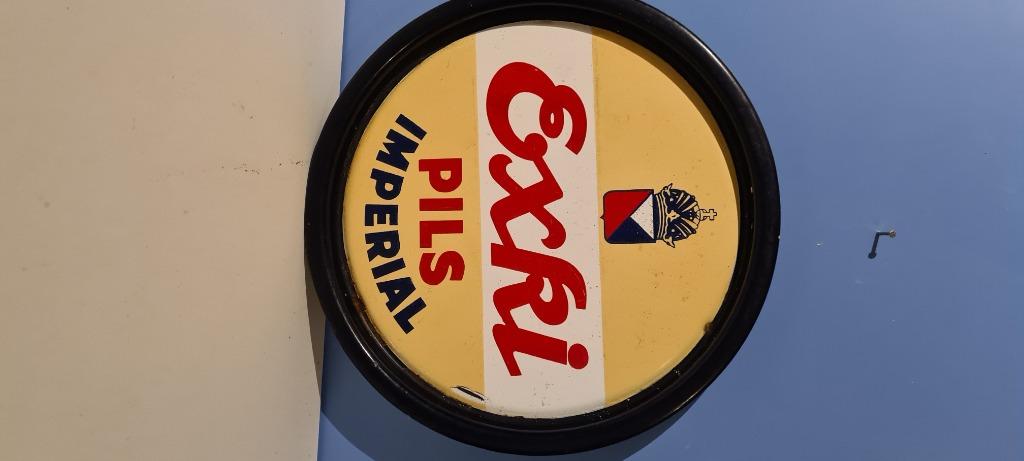 Exki pils imperial plateau emaille, Verzamelen, Ophalen of Verzenden
