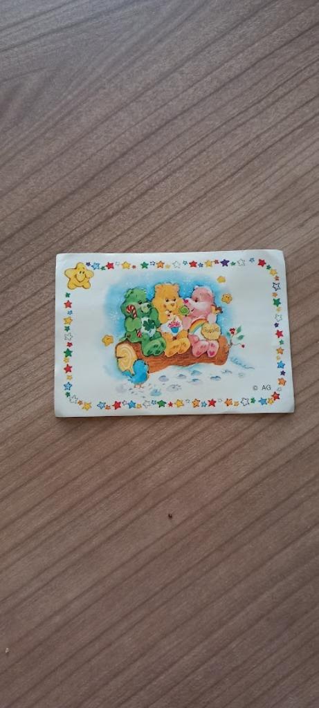 Panini sticker Care Bears 1985. Nr 136, Verzamelen, Ophalen of Verzenden, Zo goed als nieuw, Strip of Tekenfilm