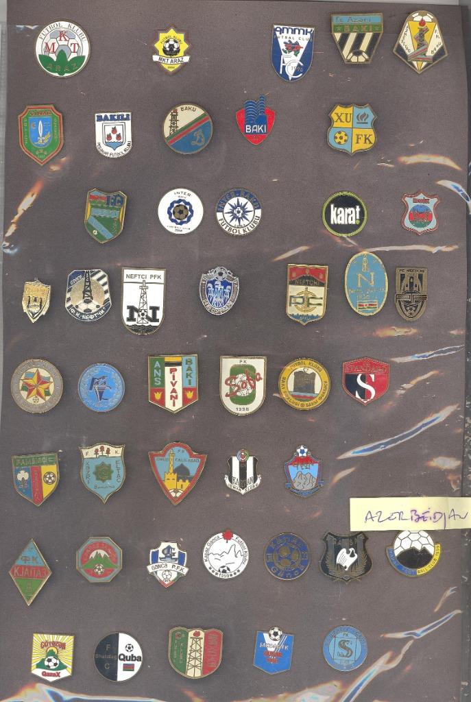 PINS voetbalploegen - Azerbeidjan, Verzamelen, Ophalen of Verzenden