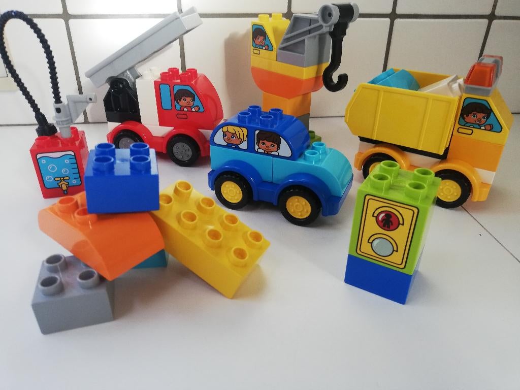 duplo 10816 mijn eerste vooertuigen, Ophalen of Verzenden, Complete set, Duplo