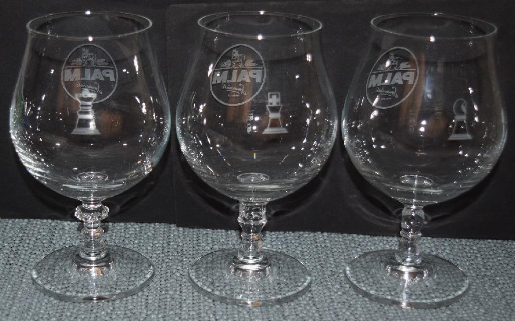 Palm / Serie Schaakspel / 6 glazen., Verzamelen, Ophalen of Verzenden, Nieuw, Glas of Glazen, Palm