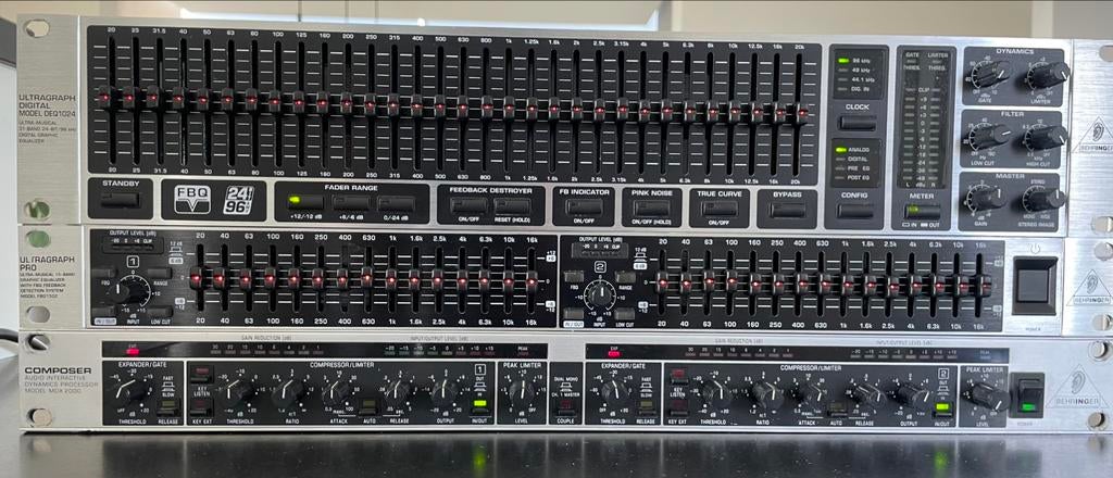 Behringer EQ’s en compressor, Muziek en Instrumenten, Ophalen, Gebruikt, Compressor