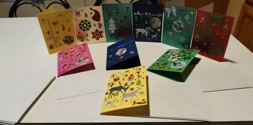 AV, CARTE DE VOEUX ARTISANALE, Enlèvement ou Envoi, Neuf
