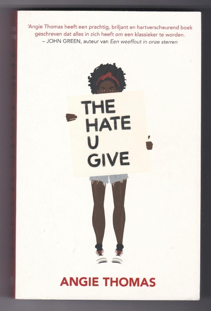 Angie Thomas - The hate u give (Nederlandstalige uitgave), Angie Thomas, Ophalen of Verzenden, Zo goed als nieuw, Fictie