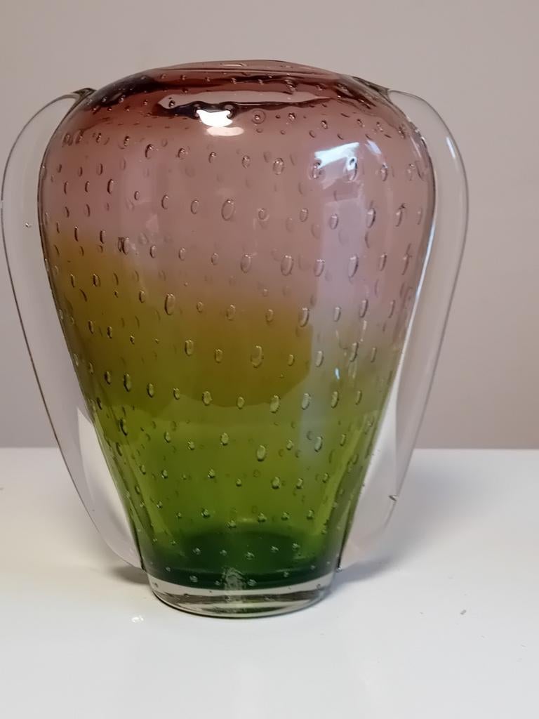 Vase en verre soufflé de Murano, Enlèvement ou Envoi