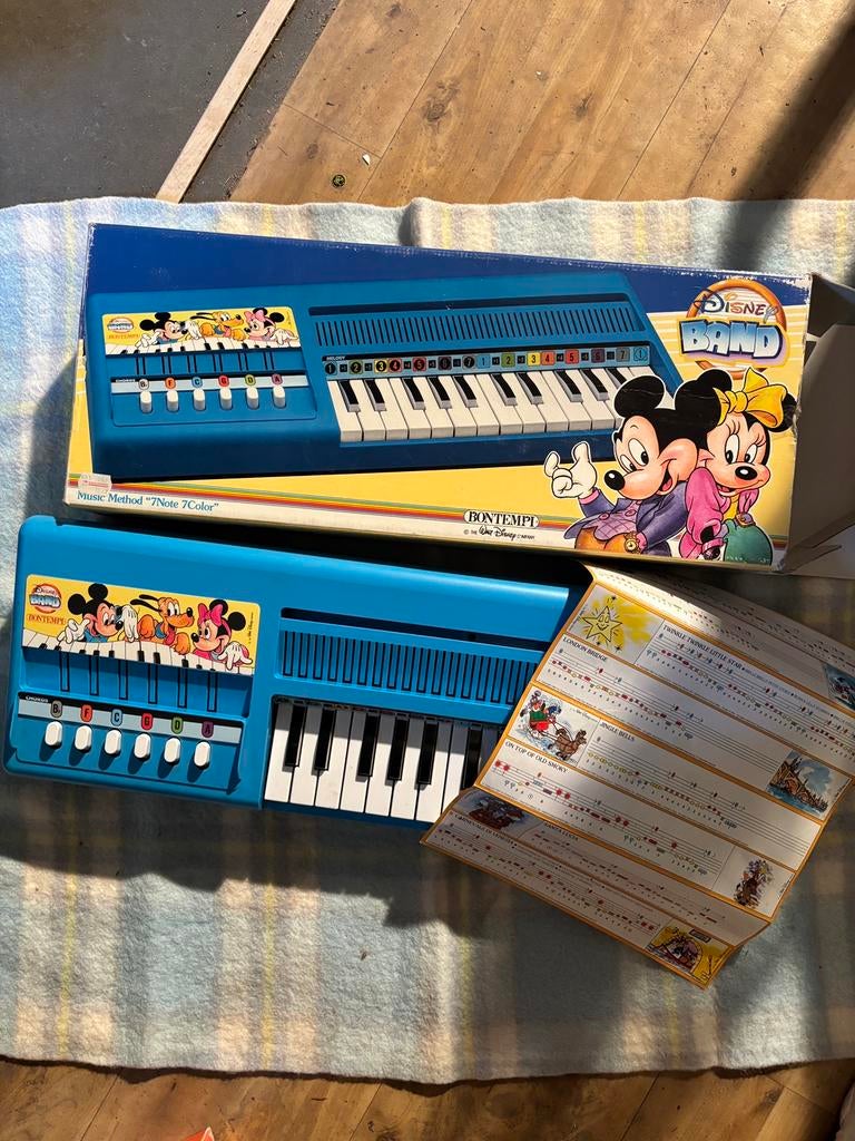 Clavier Bontempi Disney Band vintage des années 80, Musique & Instruments, Enlèvement ou Envoi, Utilisé