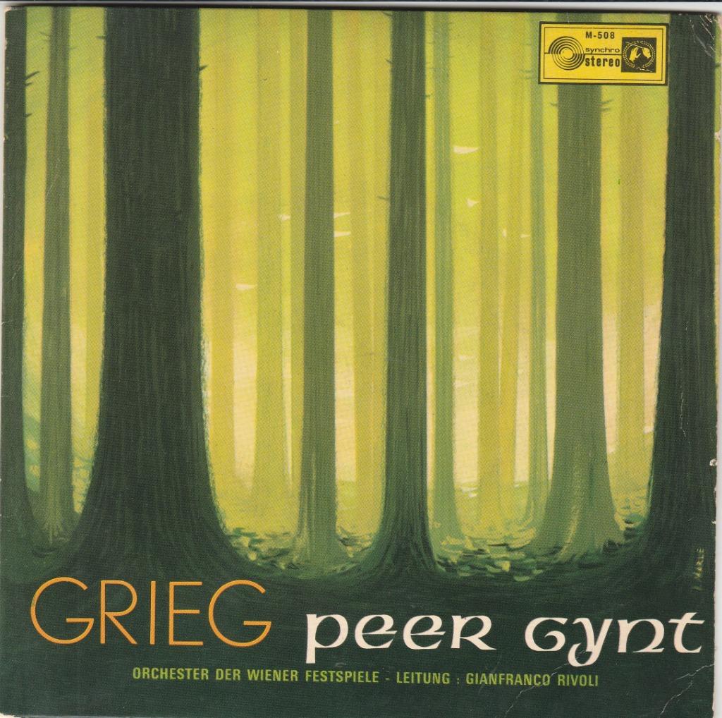7": 33 T: Grieg:EP: Peer Gynt   Klassiek, CD & DVD, Vinyles Singles, Enlèvement ou Envoi, Utilisé, Classique
