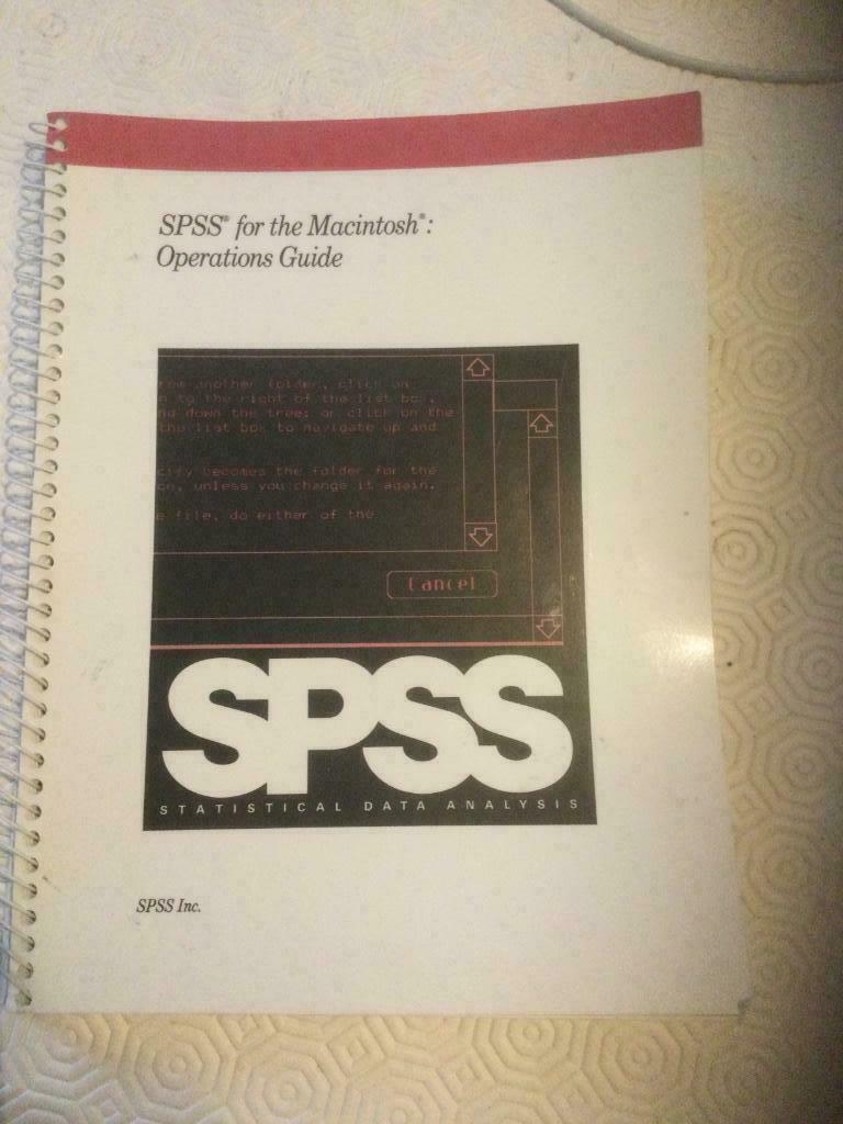 Handboek SPSS for Macintosh (1990), Boeken, Ophalen of Verzenden, Zo goed als nieuw