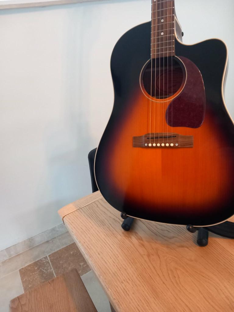 Te koop prachtige Epiphone J45 EC met hardcase, Ophalen, Nieuw, Western- of Steelstringgitaar, Met koffer