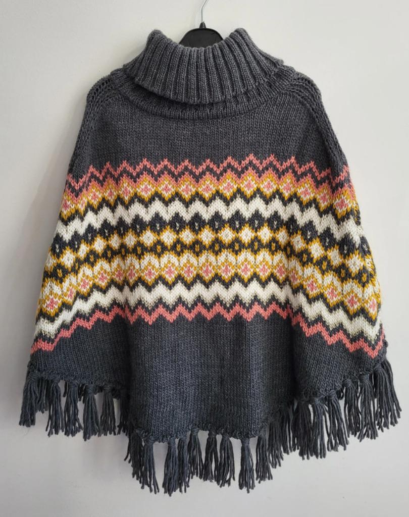 H&M poncho-trui 12/14 jaar, Kinderen en Baby's, Ophalen, Meisje, Trui of Vest, H&M