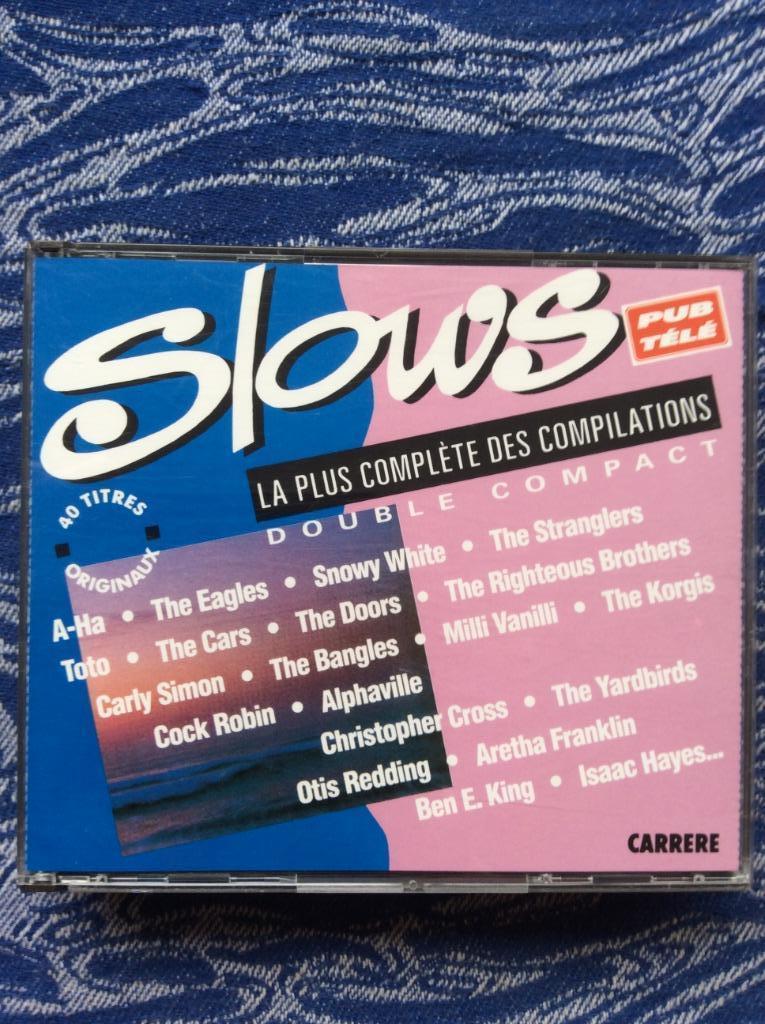 SLOWS. LA PLUS COMPLETE DES COMPILATIONS. (2CDs)., CD & DVD, Enlèvement ou Envoi, Comme neuf
