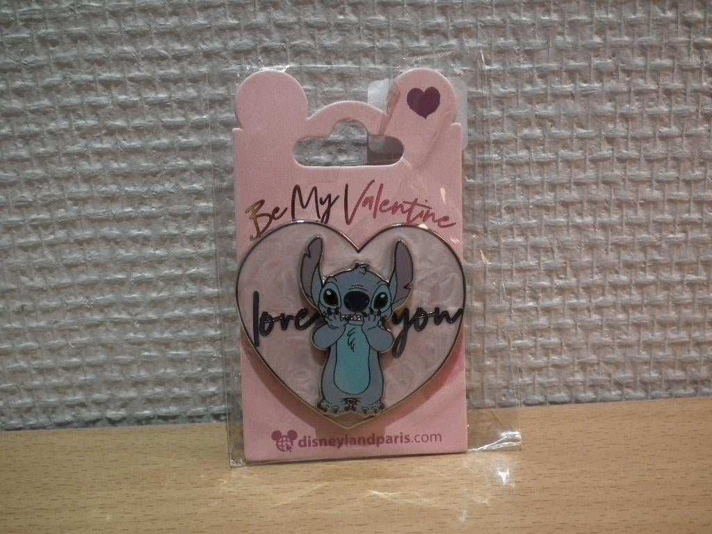 Pin's Disneyland Paris (Stitch Be My Valentine), Verzamelen, Verzenden, Nieuw, Figuurtje, Speldje of Pin